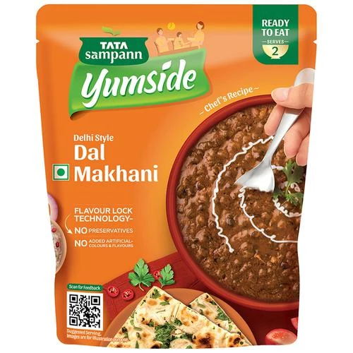 Tata Sampann Yumside Delhi Style Dal Makhani -Ready To Eat Meal, 285 g-1.webp